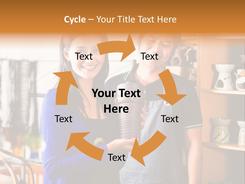 Vase Gift Seller PowerPoint Template