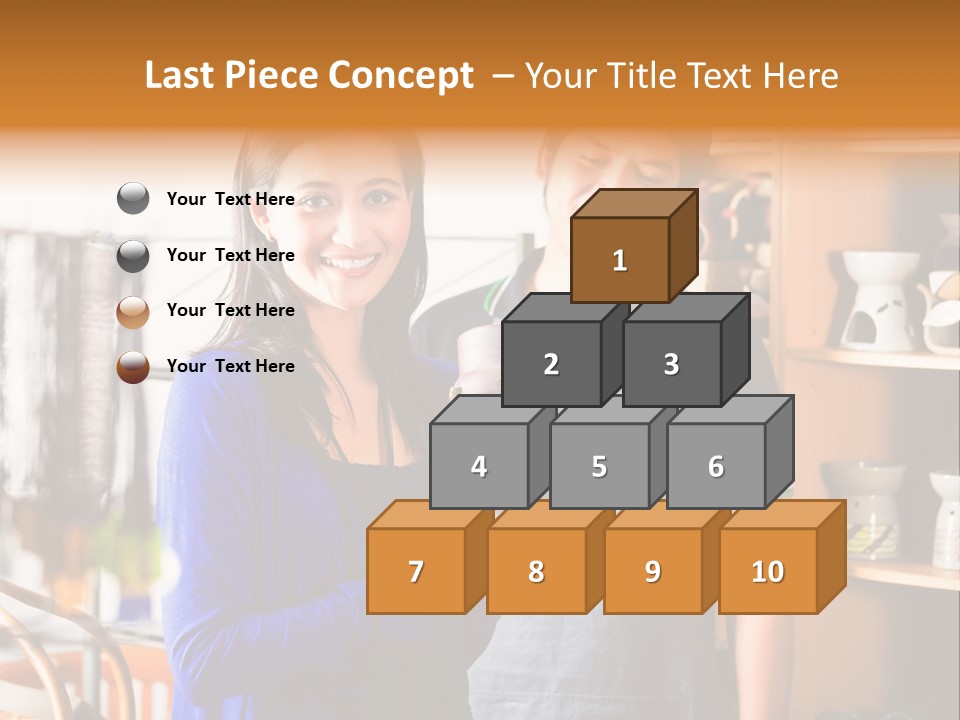 Vase Gift Seller PowerPoint Template