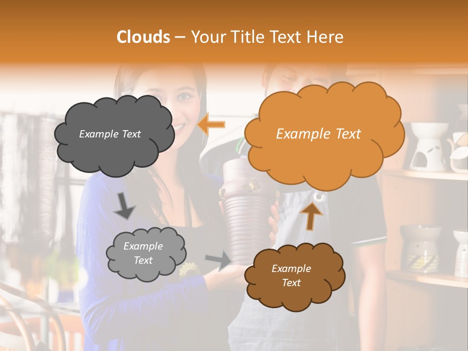 Vase Gift Seller PowerPoint Template