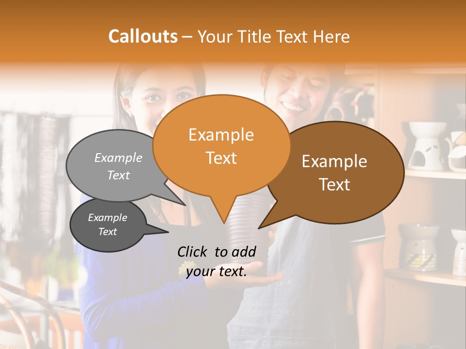 Vase Gift Seller PowerPoint Template