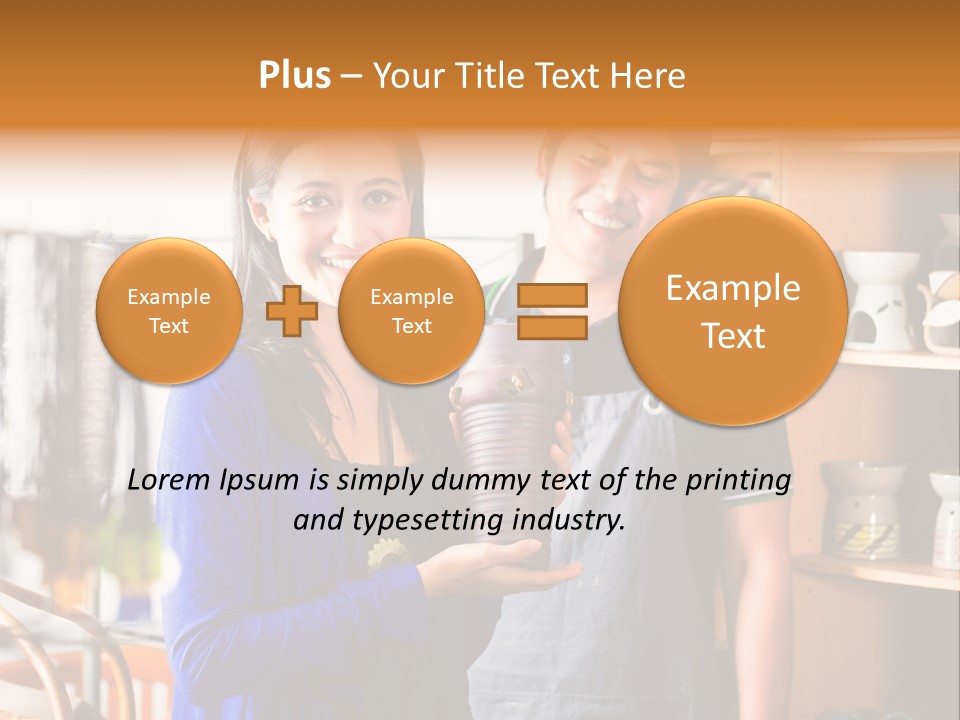 Vase Gift Seller PowerPoint Template