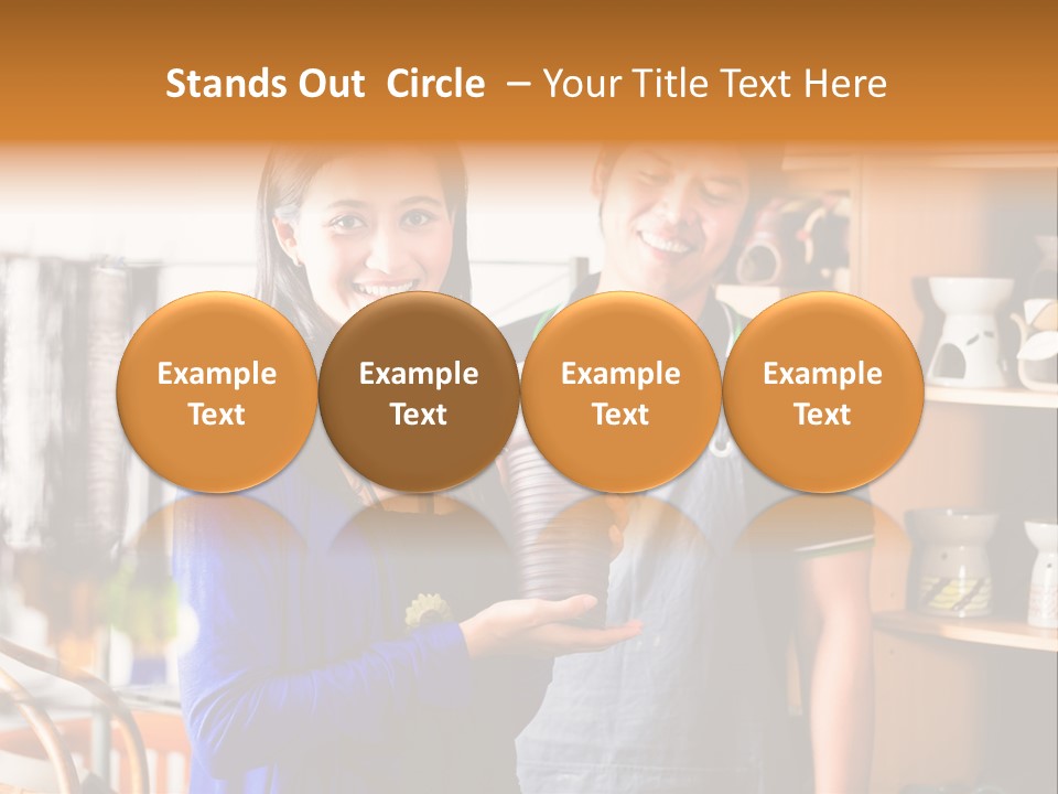 Vase Gift Seller PowerPoint Template