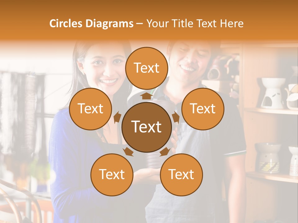 Vase Gift Seller PowerPoint Template