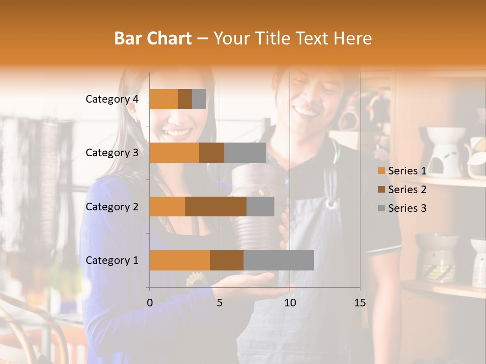 Vase Gift Seller PowerPoint Template