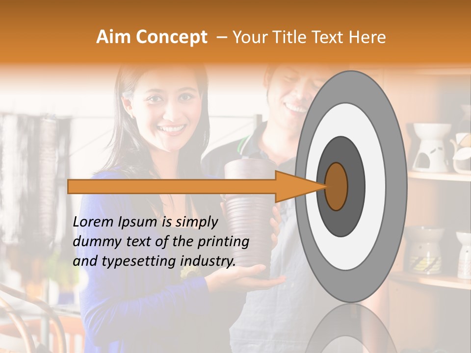 Vase Gift Seller PowerPoint Template