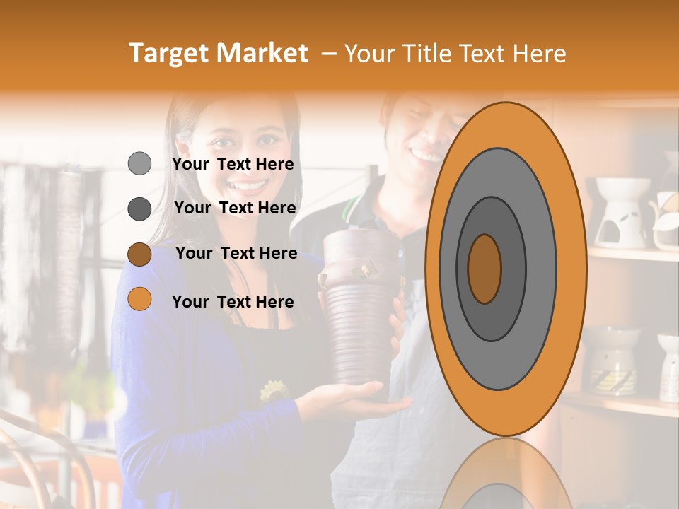 Vase Gift Seller PowerPoint Template