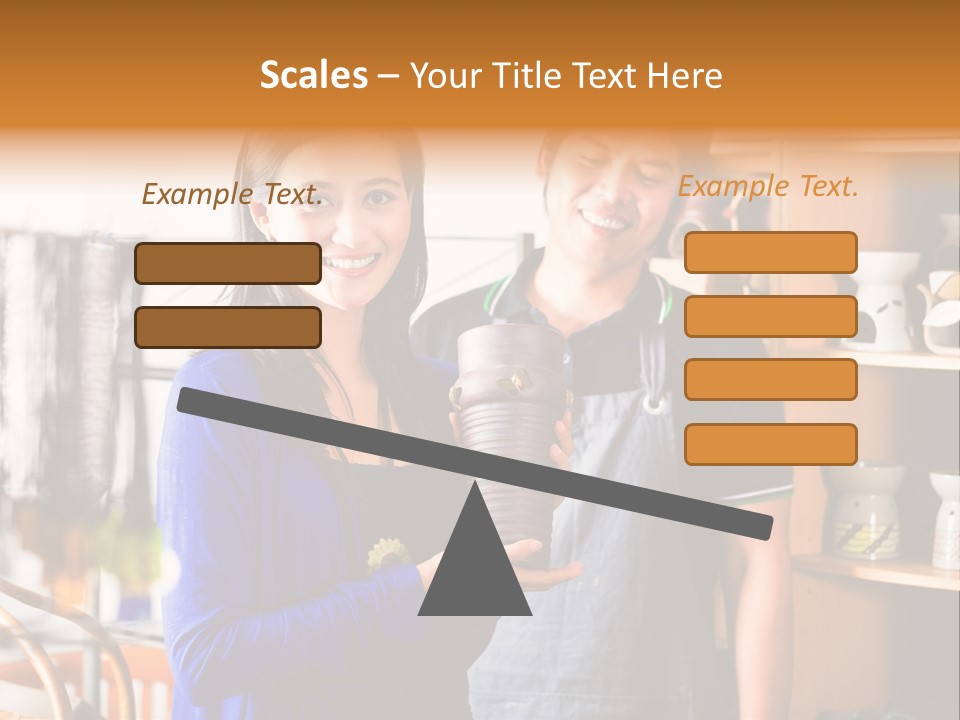 Vase Gift Seller PowerPoint Template