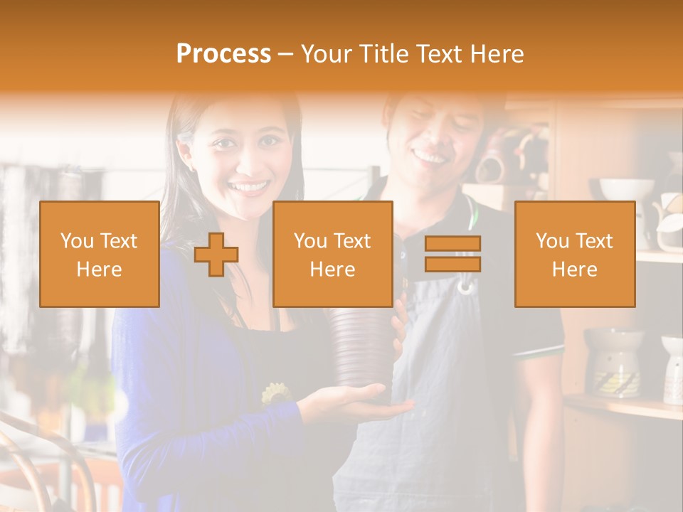 Vase Gift Seller PowerPoint Template