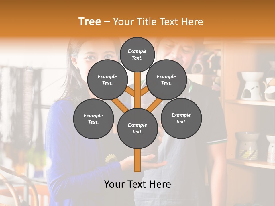 Vase Gift Seller PowerPoint Template