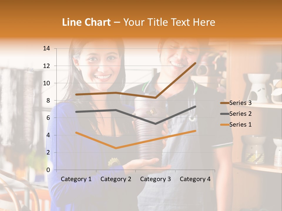 Vase Gift Seller PowerPoint Template