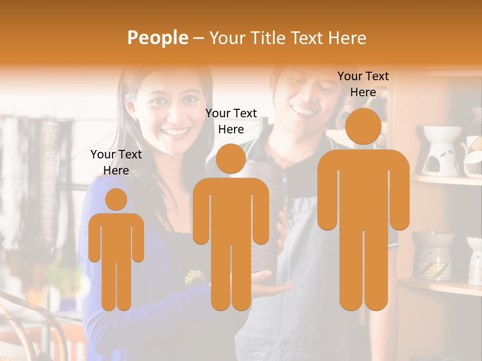 Vase Gift Seller PowerPoint Template