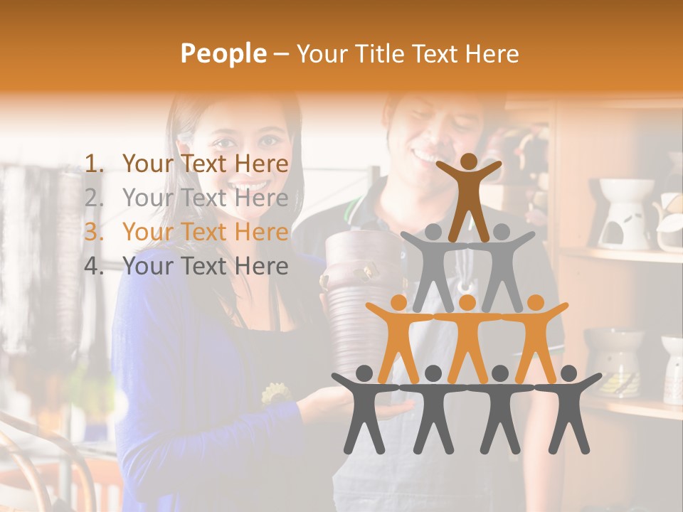 Vase Gift Seller PowerPoint Template