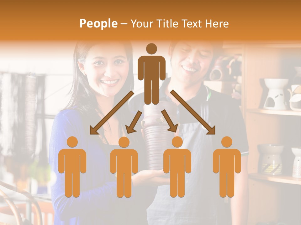 Vase Gift Seller PowerPoint Template