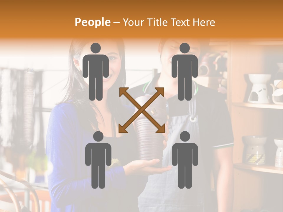 Vase Gift Seller PowerPoint Template