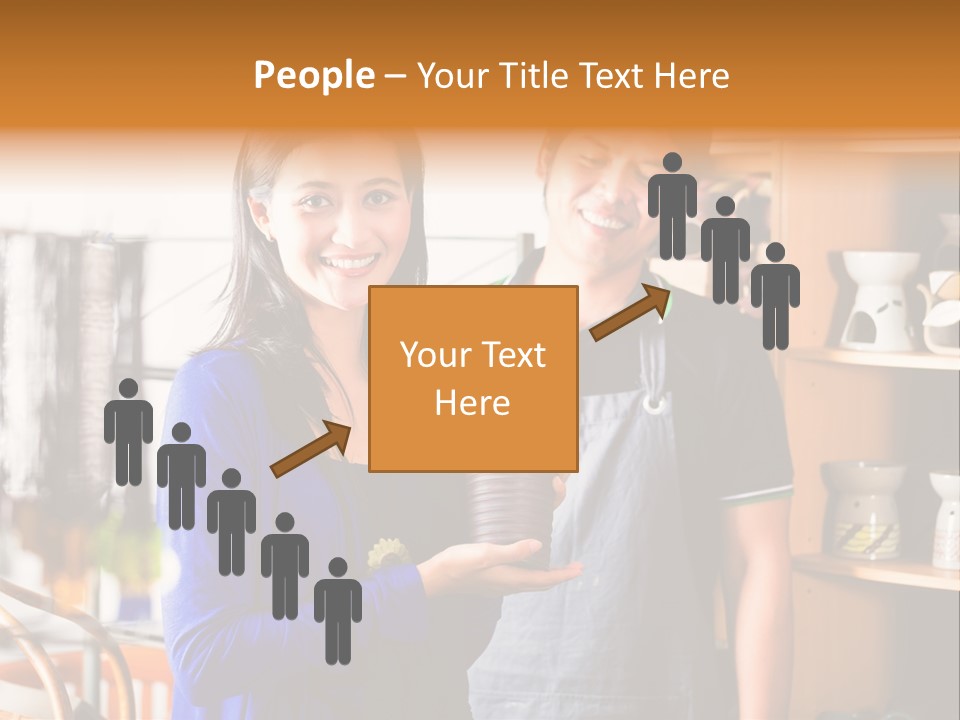 Vase Gift Seller PowerPoint Template