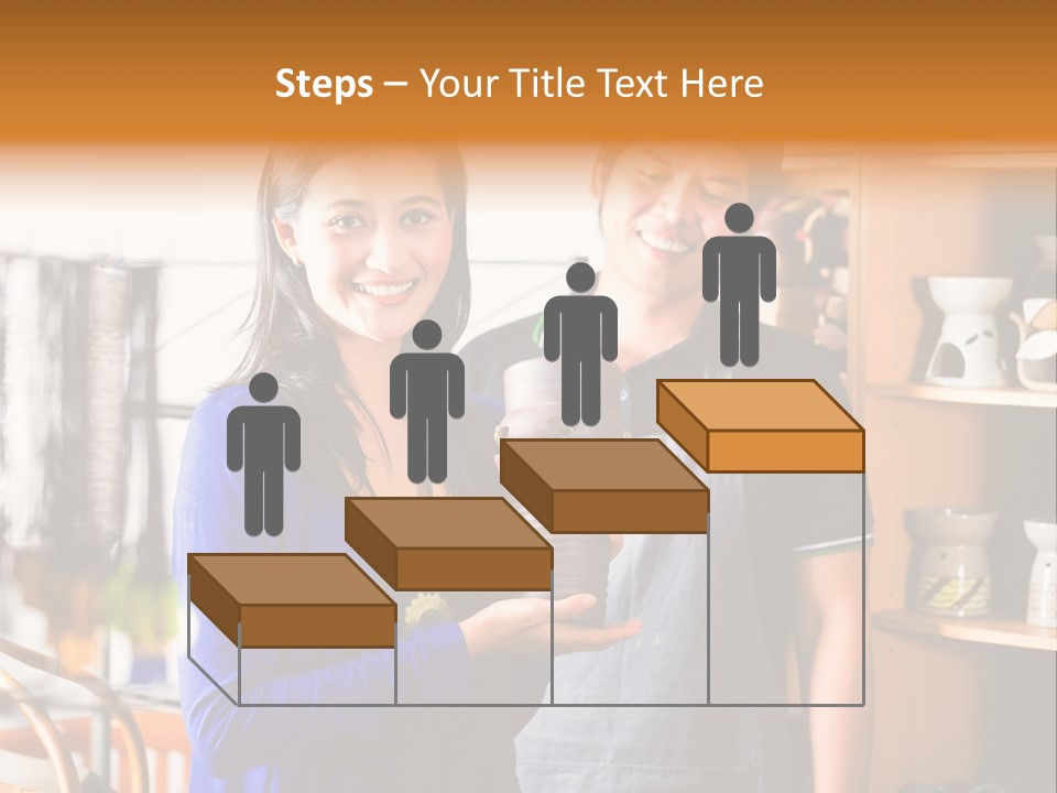 Vase Gift Seller PowerPoint Template