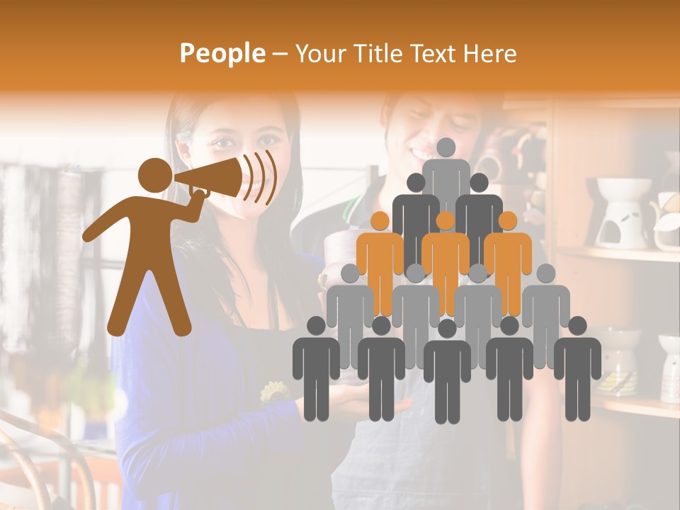 Vase Gift Seller PowerPoint Template