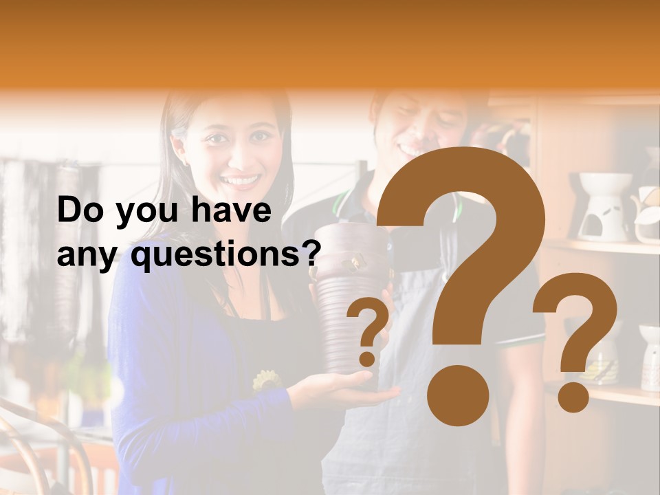 Vase Gift Seller PowerPoint Template