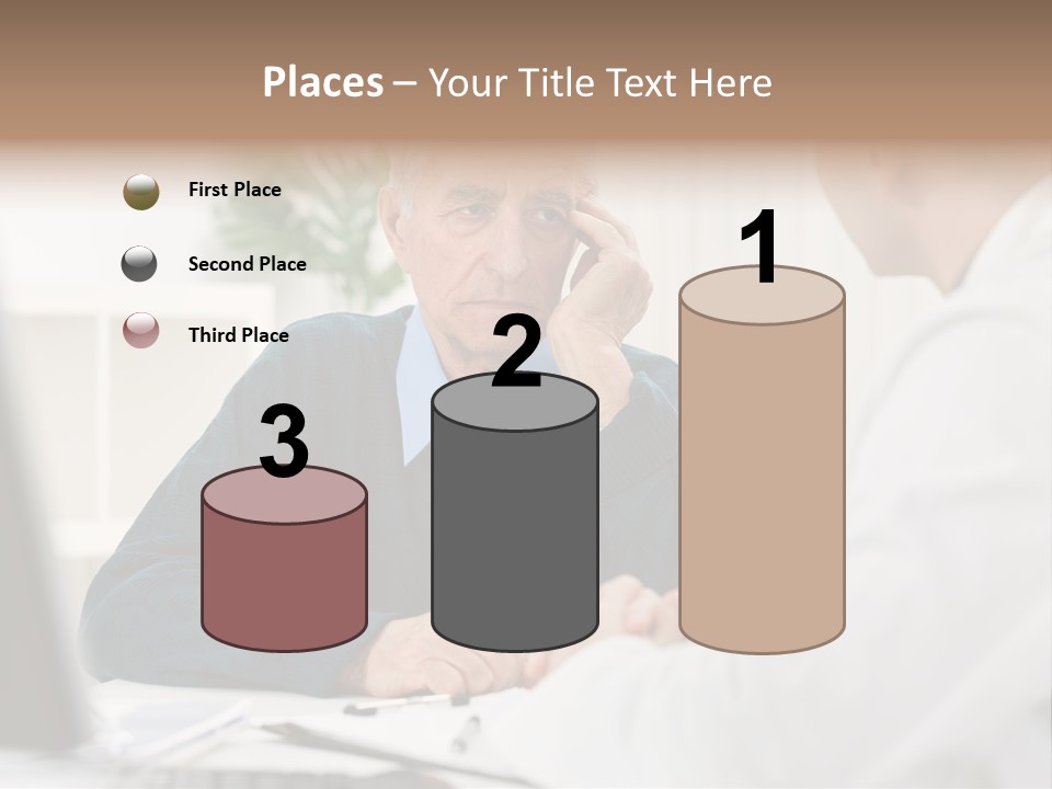 Consultant Checkup Examining PowerPoint Template