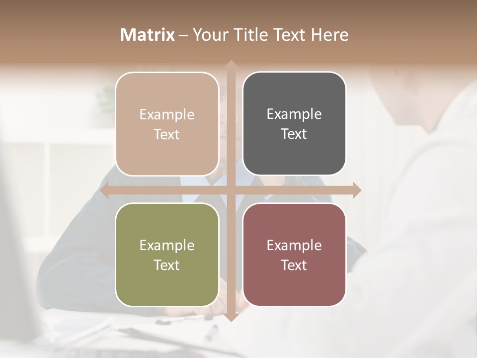Consultant Checkup Examining PowerPoint Template