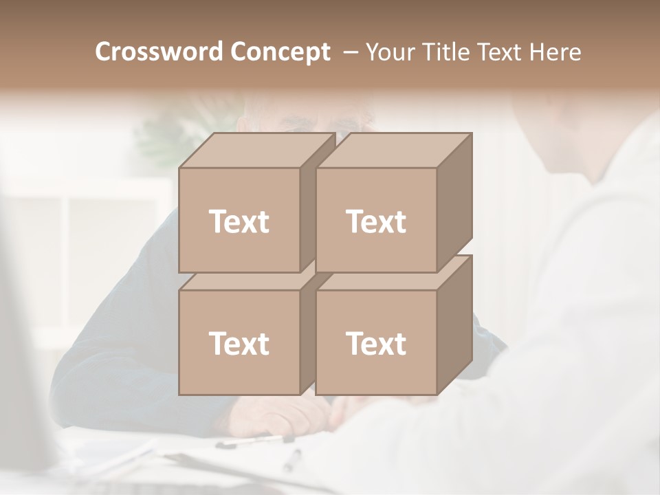 Consultant Checkup Examining PowerPoint Template