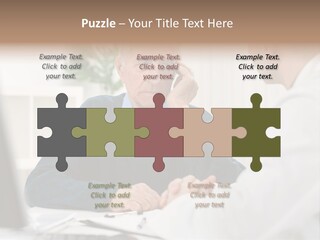 Consultant Checkup Examining PowerPoint Template