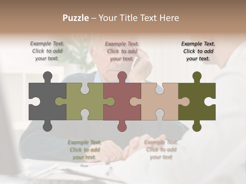 Consultant Checkup Examining PowerPoint Template