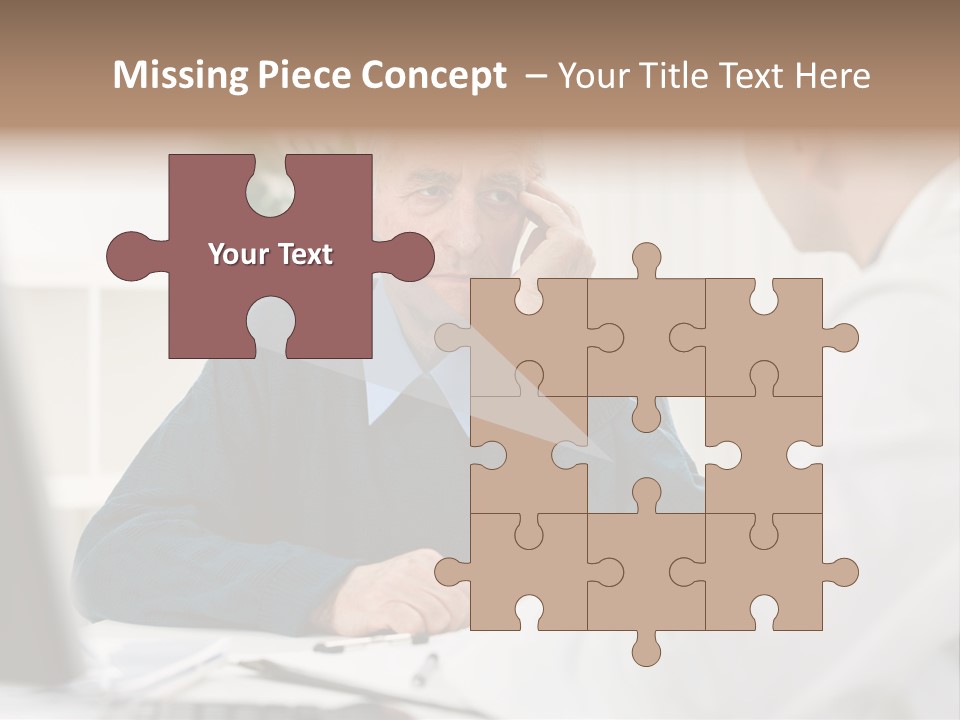 Consultant Checkup Examining PowerPoint Template