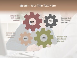 Consultant Checkup Examining PowerPoint Template