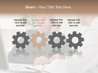 Consultant Checkup Examining PowerPoint Template