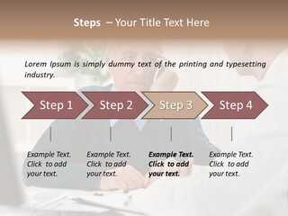 Consultant Checkup Examining PowerPoint Template