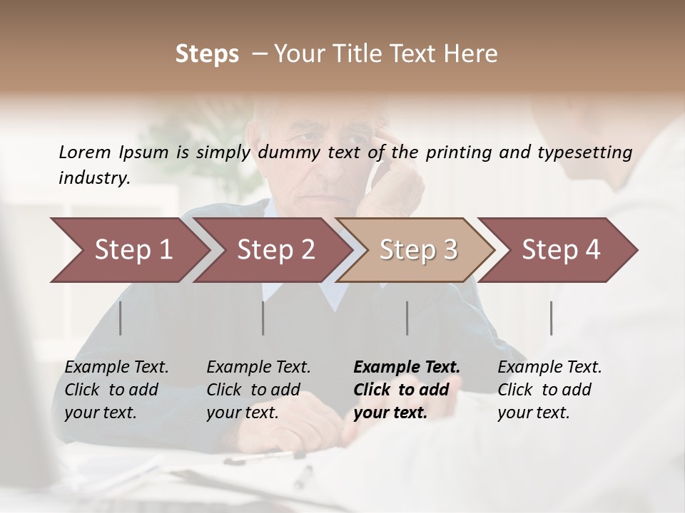 Consultant Checkup Examining PowerPoint Template