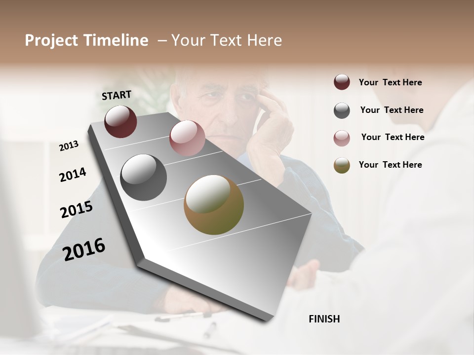 Consultant Checkup Examining PowerPoint Template