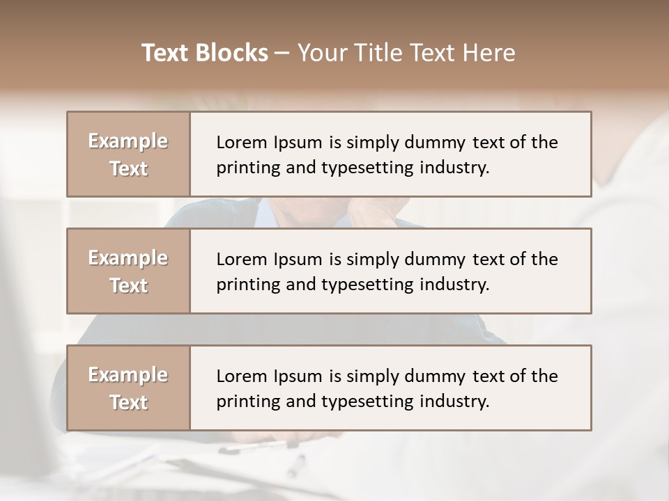 Consultant Checkup Examining PowerPoint Template