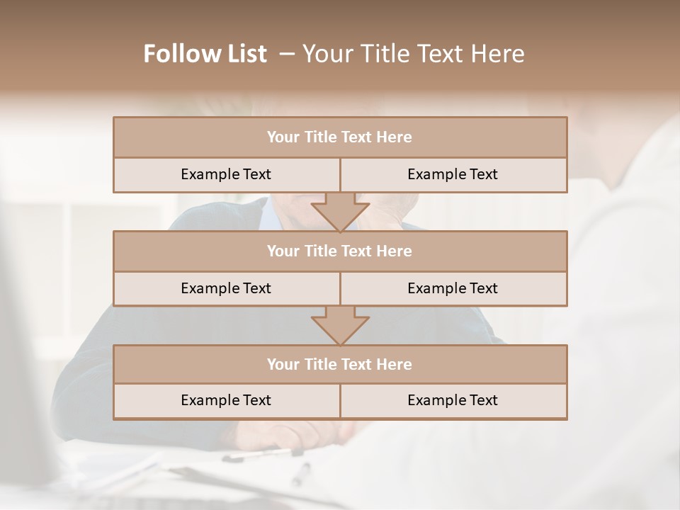 Consultant Checkup Examining PowerPoint Template