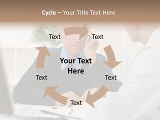 Consultant Checkup Examining PowerPoint Template