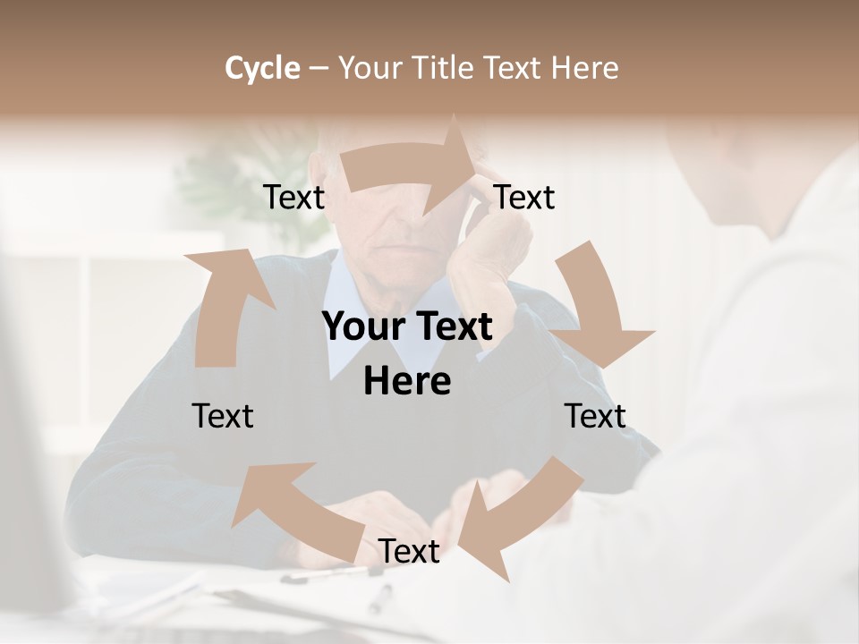 Consultant Checkup Examining PowerPoint Template