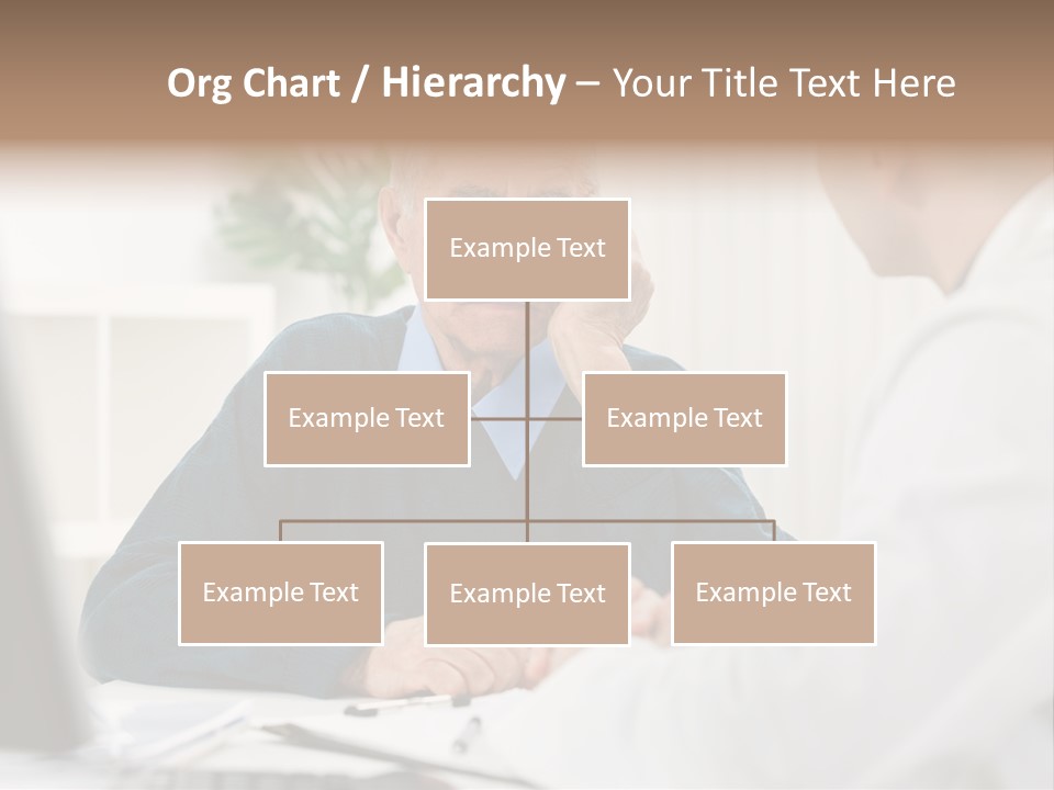 Consultant Checkup Examining PowerPoint Template