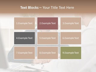 Consultant Checkup Examining PowerPoint Template