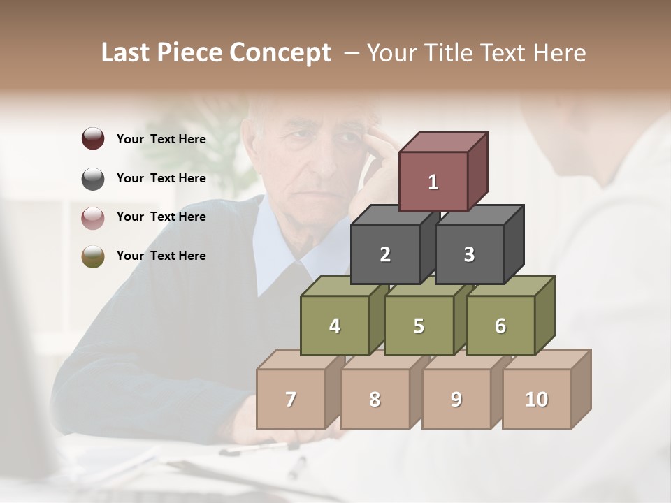Consultant Checkup Examining PowerPoint Template