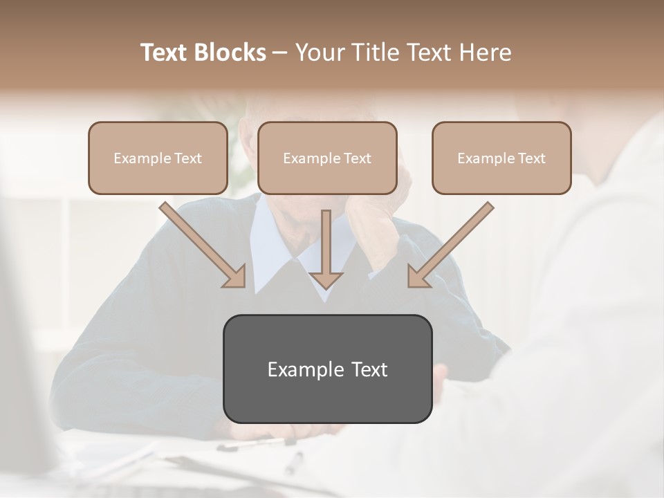 Consultant Checkup Examining PowerPoint Template