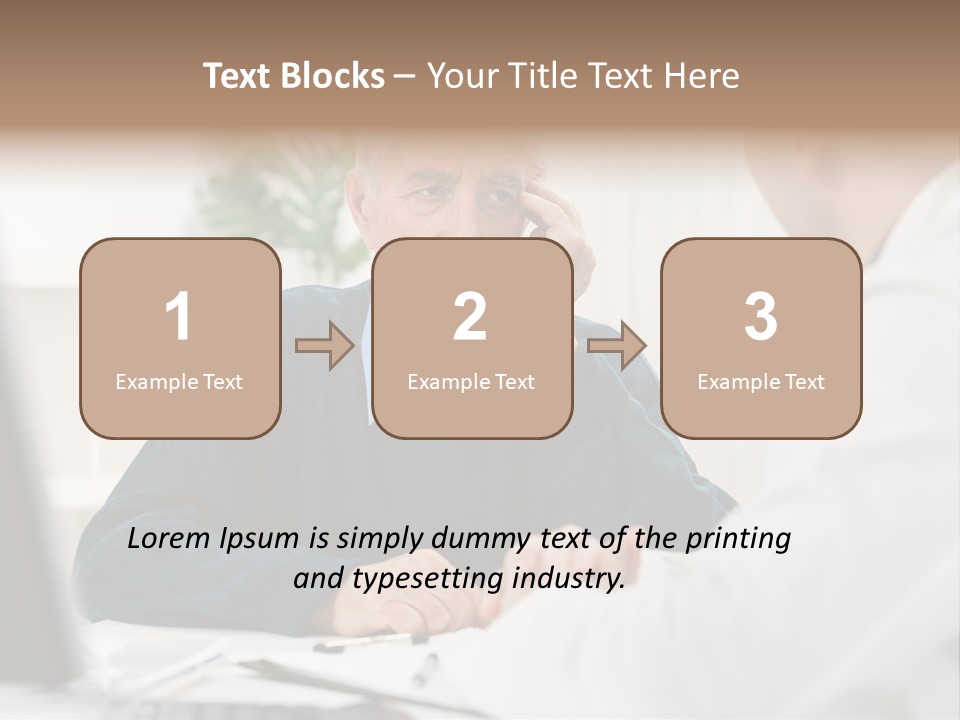 Consultant Checkup Examining PowerPoint Template