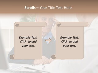Consultant Checkup Examining PowerPoint Template