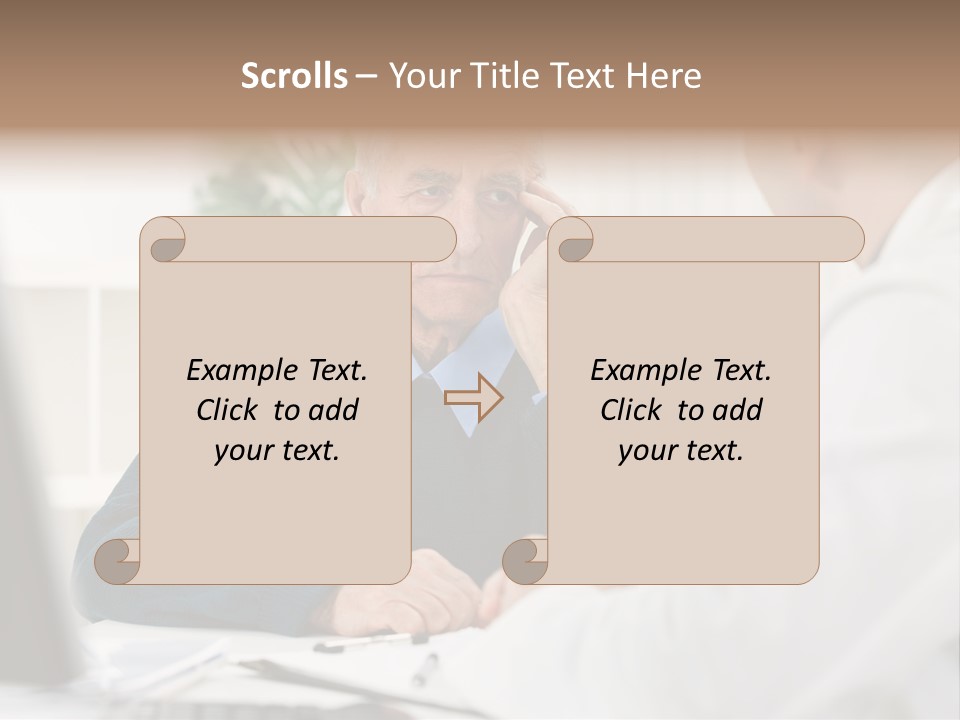 Consultant Checkup Examining PowerPoint Template