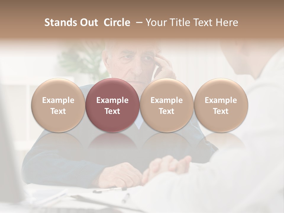 Consultant Checkup Examining PowerPoint Template