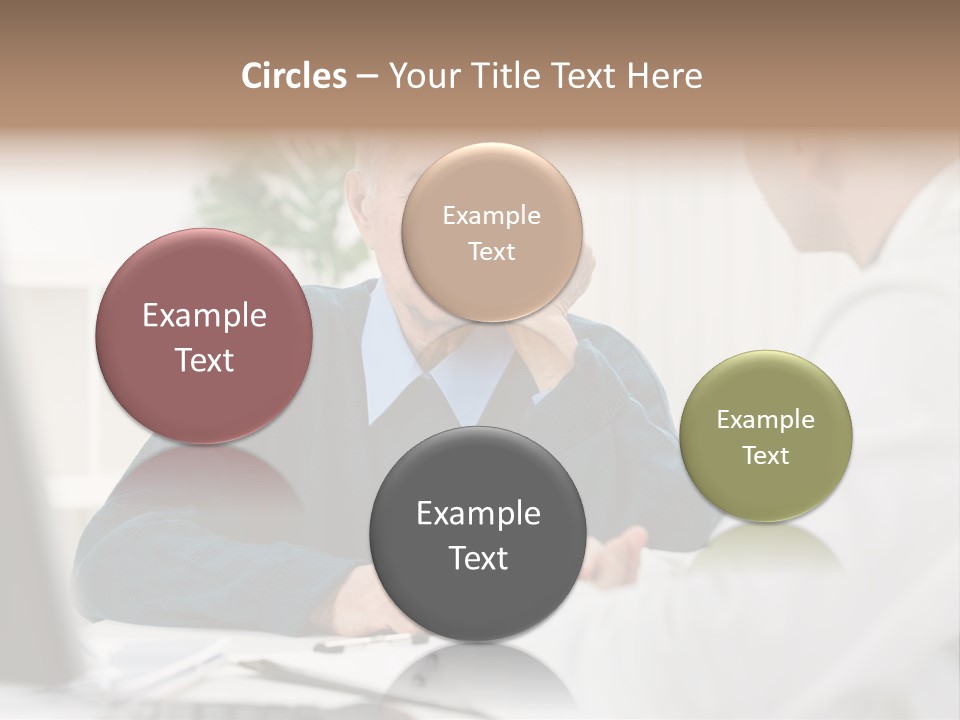 Consultant Checkup Examining PowerPoint Template