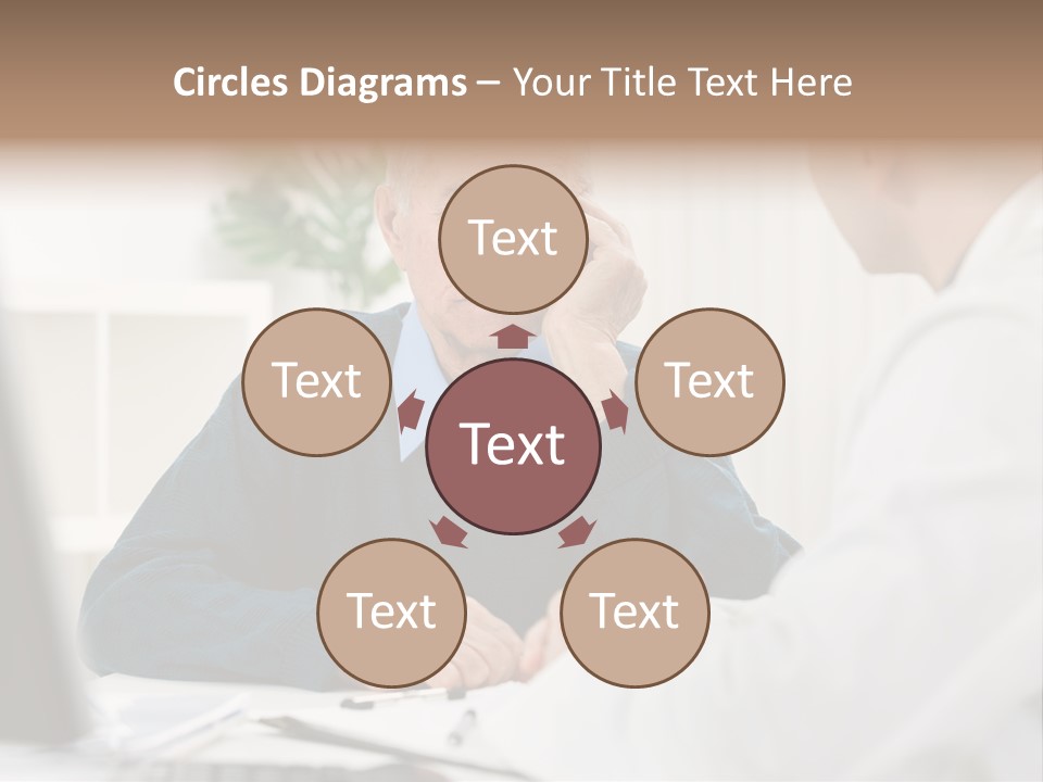 Consultant Checkup Examining PowerPoint Template