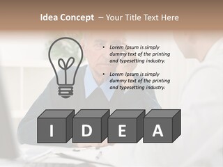 Consultant Checkup Examining PowerPoint Template