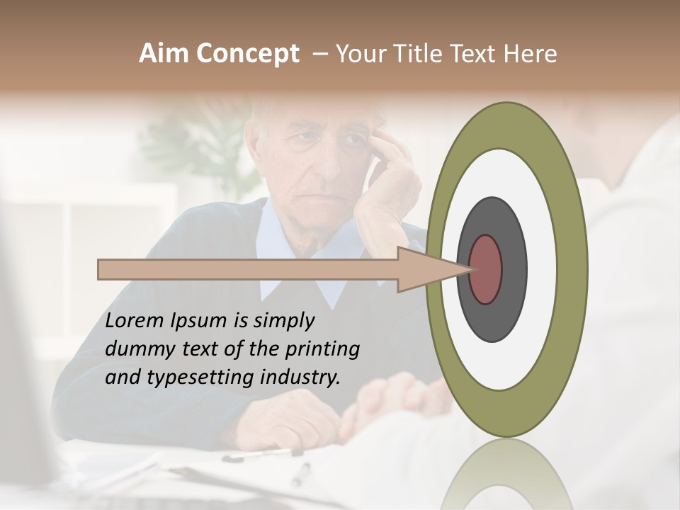 Consultant Checkup Examining PowerPoint Template