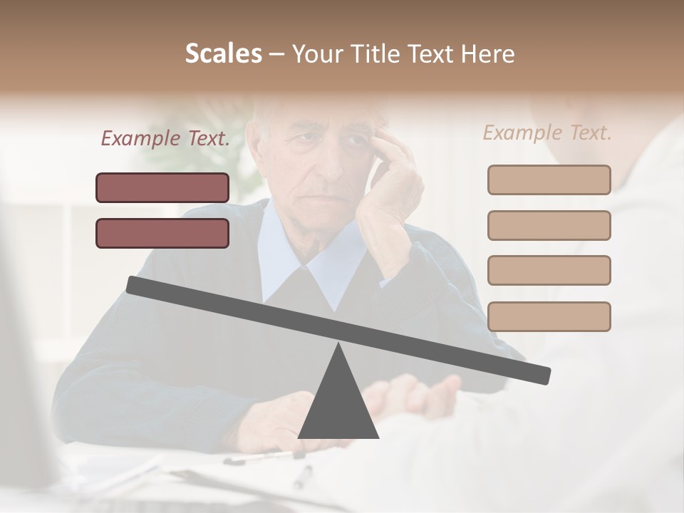 Consultant Checkup Examining PowerPoint Template